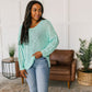 Relax With Me Knit Top in Aqua