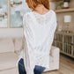Relax With Me Knit Top in White
