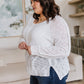 Relax With Me Knit Top in White