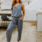 Relaxing Weekend Sleeveless Jumpsuit