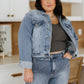 Judy Blue Rhinestone Denim Jacket