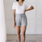 Ribbed & Ridiculously Comfy Shorts In Heather Gray