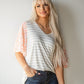 On My Mind Ruffle Flutter Top