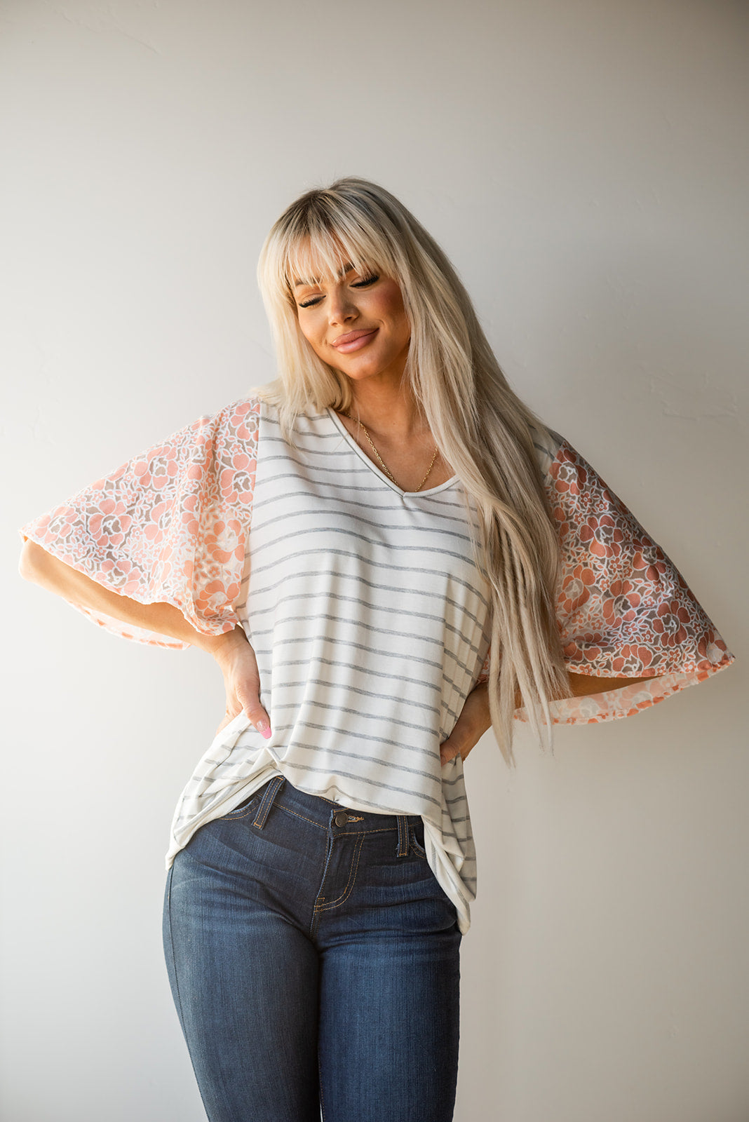 On My Mind Ruffle Flutter Top