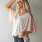 On My Mind Ruffle Flutter Top