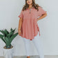 Can't Leave You Behind Tunic Dress- Pink