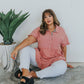 Can't Leave You Behind Tunic Dress- Pink