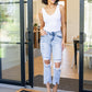 Vervet Cropped Straight Leg Jeans