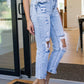 Vervet Cropped Straight Leg Jeans
