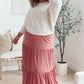 Roam The World Skirt in Rust