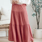 Roam The World Skirt in Rust