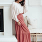 Roam The World Skirt in Rust
