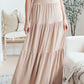Roam The World Skirt in Taupe