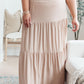 Roam The World Skirt in Taupe