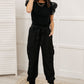 Rock On Puff Sleeve Top in Black
