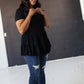 Rock Solid Babydoll Top