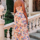 Romantic Roses Maxi Dress in Blush