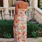 Romantic Roses Maxi Dress in Lavender
