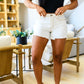 Judy Blue Mid Rise Embroidery Cut Offs