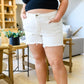 Judy Blue Mid Rise Embroidery Cut Offs
