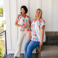 Rose Garden Embroidered Blouse