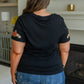 Roses On My Sleeves Embroidered Top