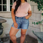 Round Neck Bodysuit in Mauve