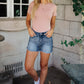 Round Neck Bodysuit in Mauve