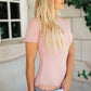 Round Neck Bodysuit in Mauve