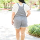 Run Free Overall Shorts in Blue