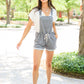 Run Free Overall Shorts in Blue