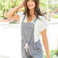 Run Free Overall Shorts in Blue