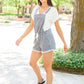 Run Free Overall Shorts in Blue