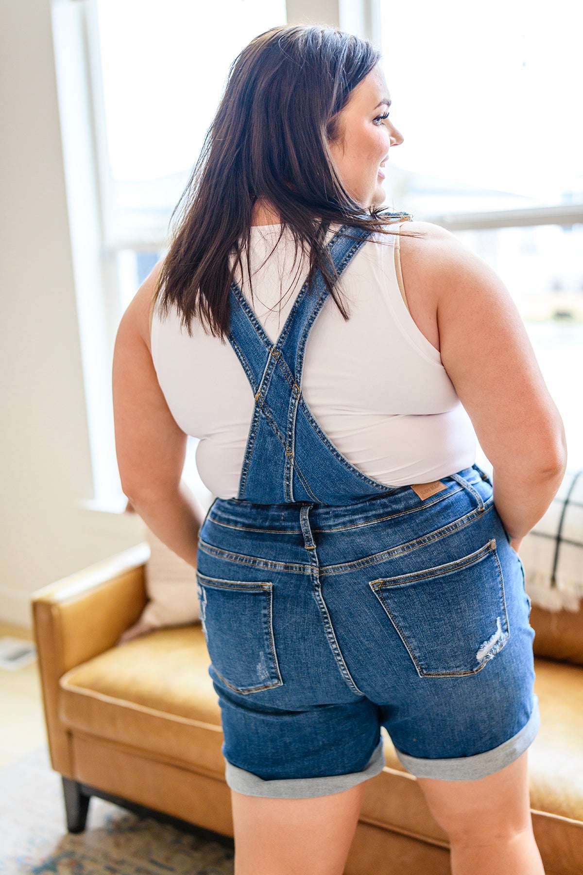 Judy Blue Distressed Shortalls