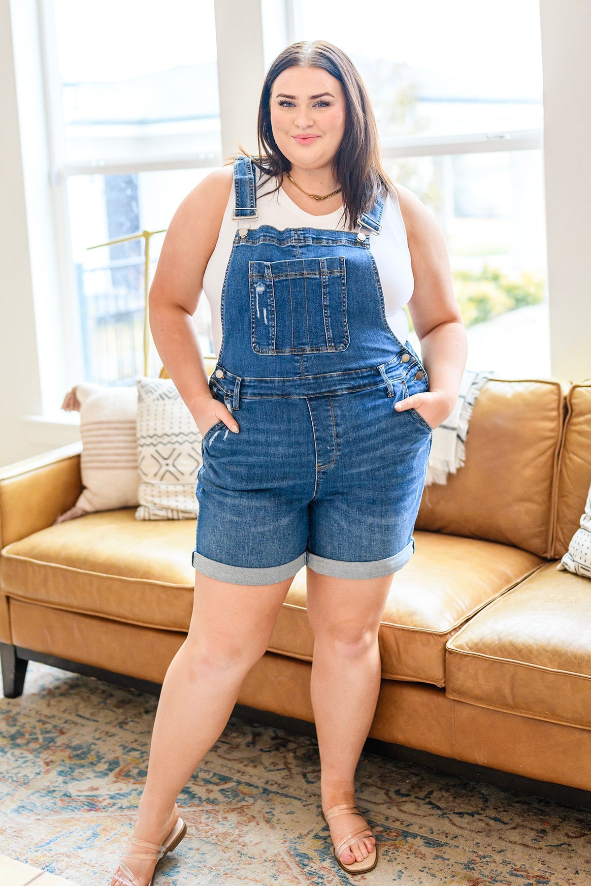Judy Blue Distressed Shortalls