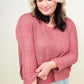 Round Neck Light Knit Fall Sweater