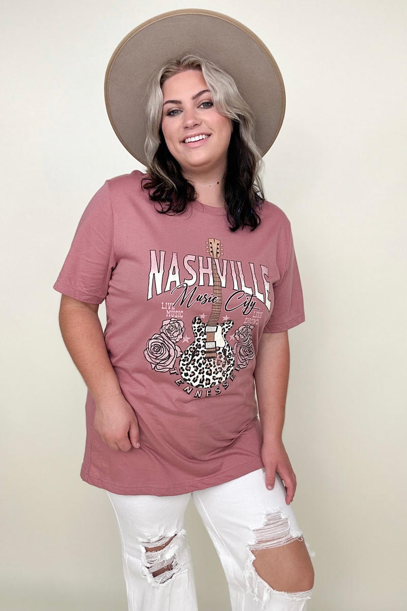 NASHVILLE MUSIC CITY Short Sleeve Graphic T