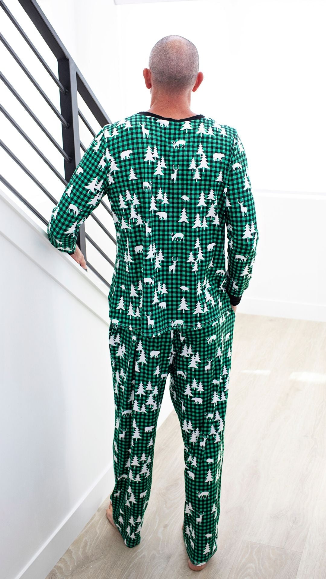 PREORDER: Matching Family Christmas Pajamas in Winter Forest