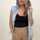 Casual Smocked High Waist Shorts