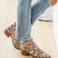 Sadie Ankle Boots In Snakeskin