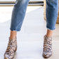Sadie Ankle Boots In Snakeskin