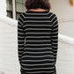 Sailing Stripes Top in Black
