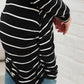 Sailing Stripes Top in Black