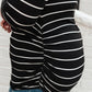 Sailing Stripes Top in Black