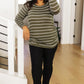 Sailing Stripes Top in Green
