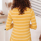 Sailing Stripes Top in Yellow