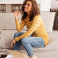 Sailing Stripes Top in Yellow