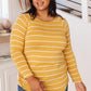 Sailing Stripes Top in Yellow