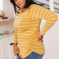 Sailing Stripes Top in Yellow