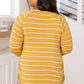 Sailing Stripes Top in Yellow